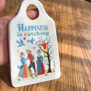 Vintage ceramic citrus garlic grate